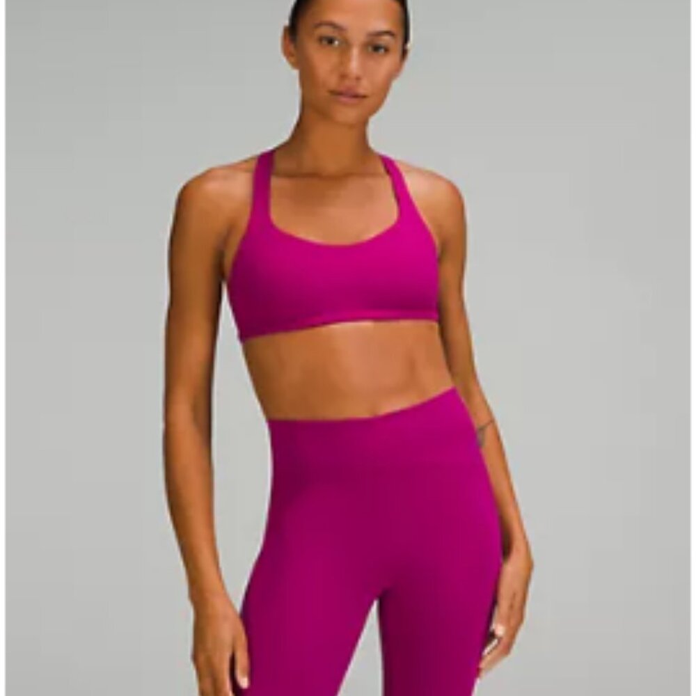 LULULEMON Free to Be Bra Magenta Purple | Size 4